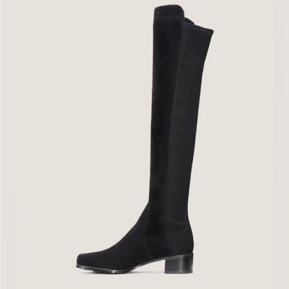 Stuart Weitzman suede Reserve Boot size 8.5 B NWT $795 - Picture 3 of 9